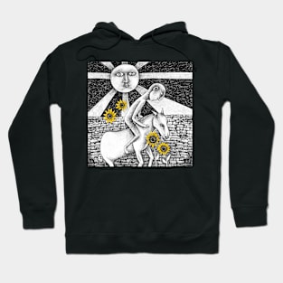 The Sun tarot card Hoodie